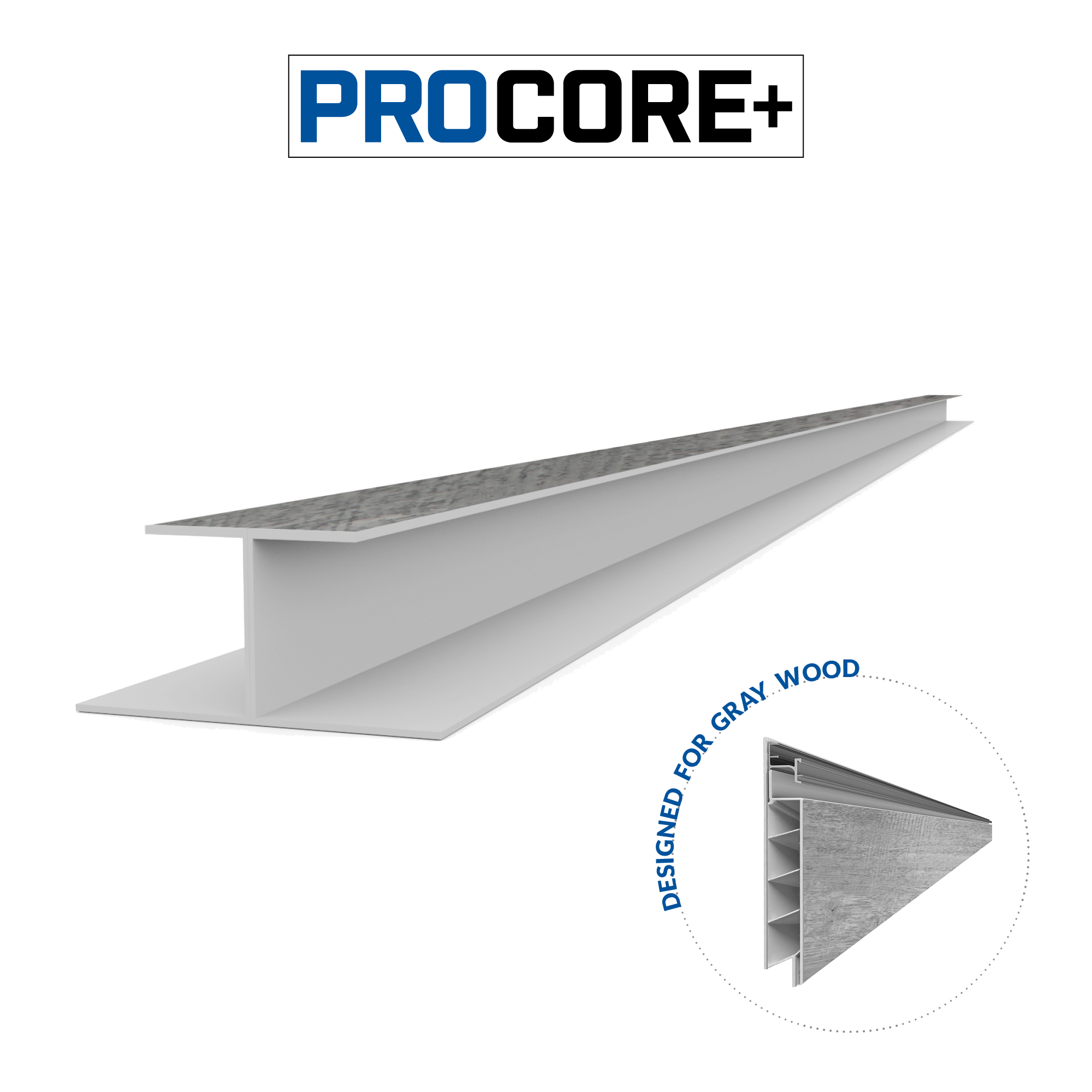 PROCORE Moulure en H de 49 po