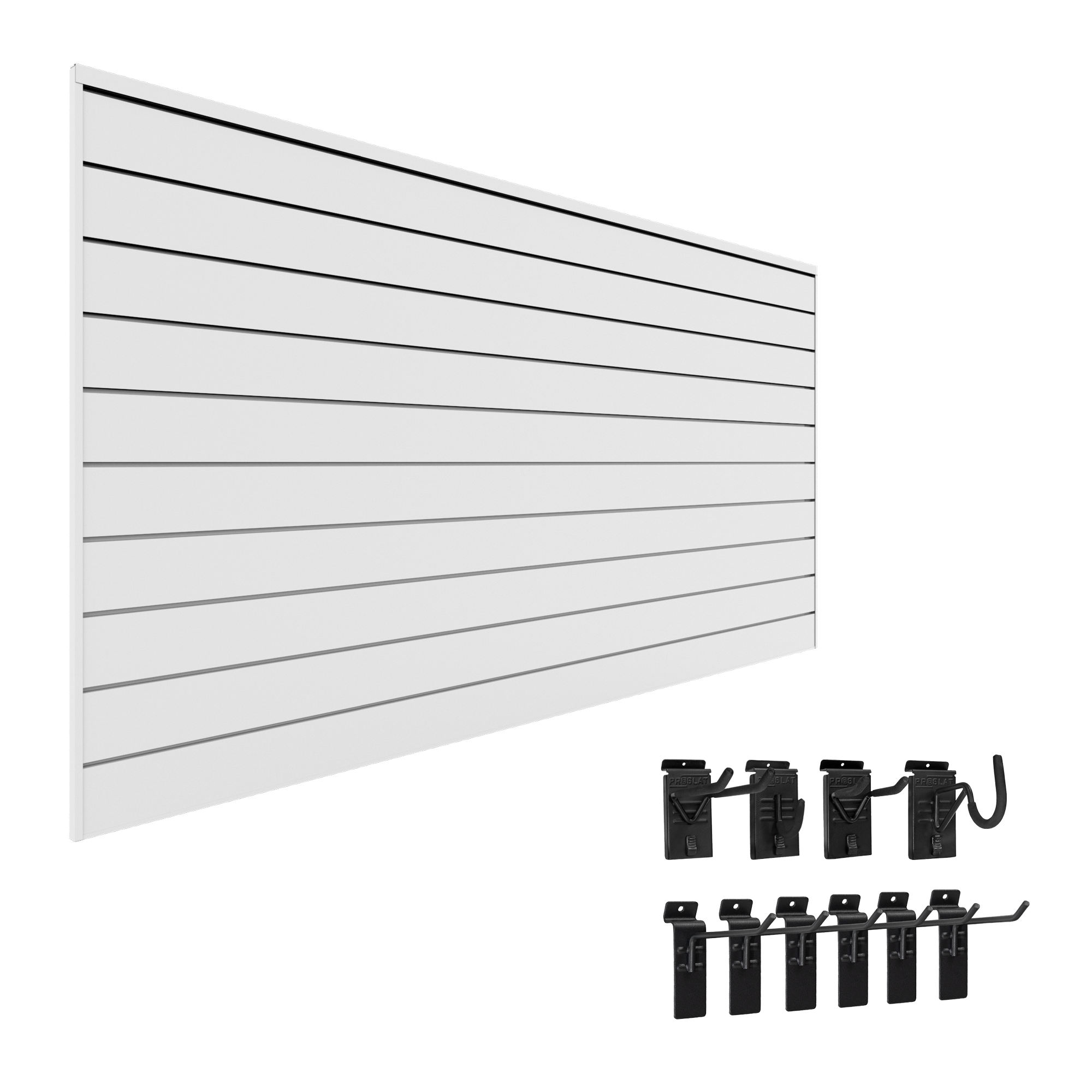 PVC Slatwall Mini Hook Kit Bundle – STEALTH