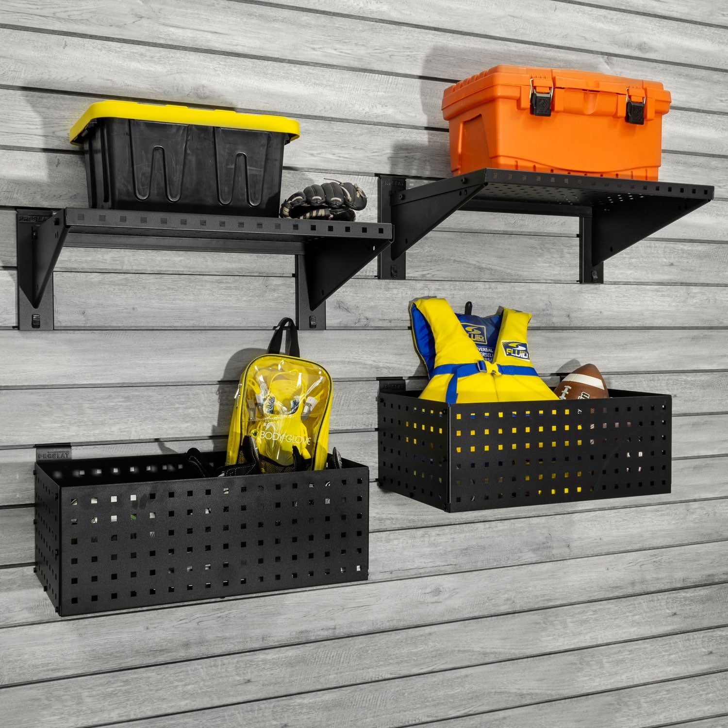 STEALTH Heavy-duty Shelf and Basket Kit