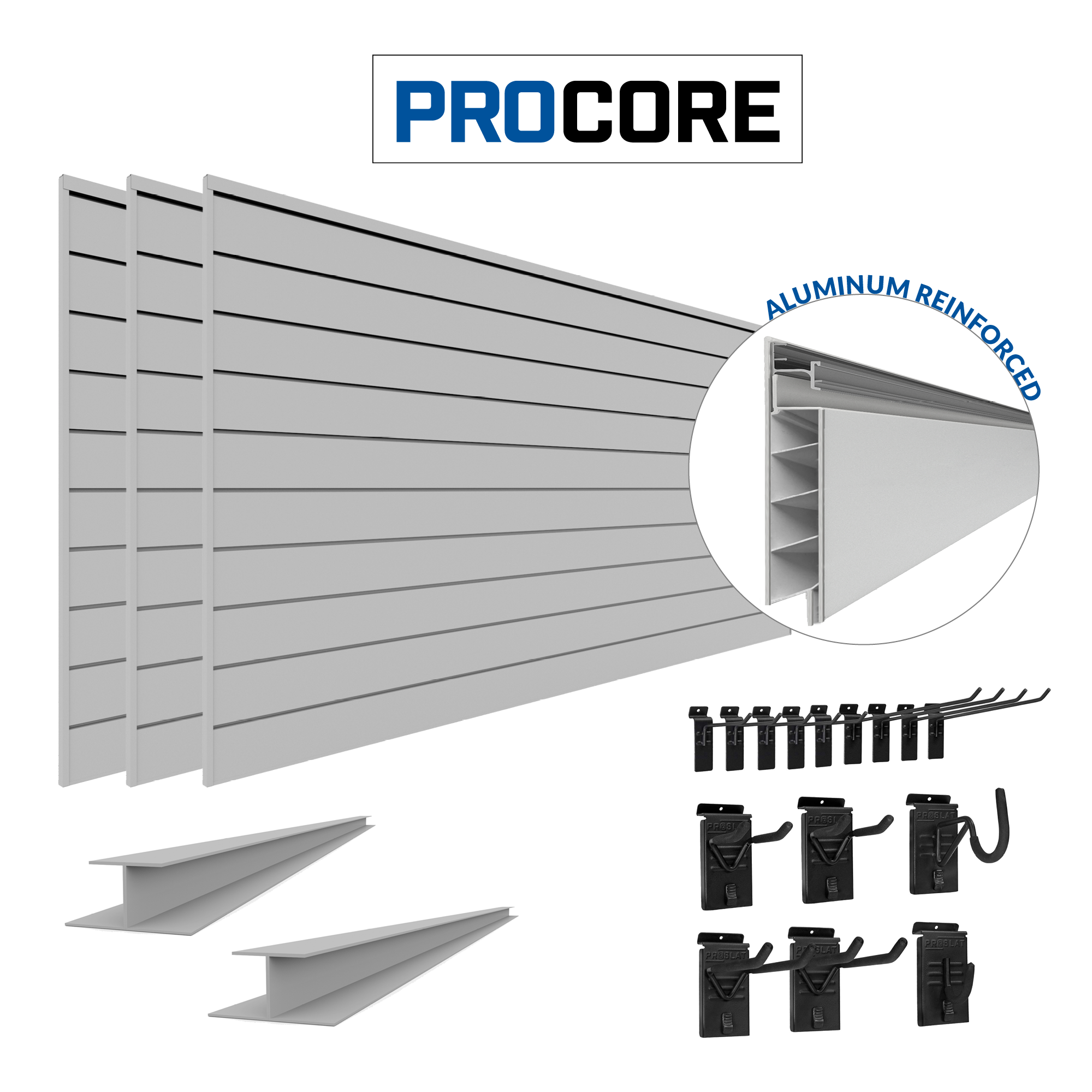 PROCORE Slatwall Standard Bundle – STEALTH