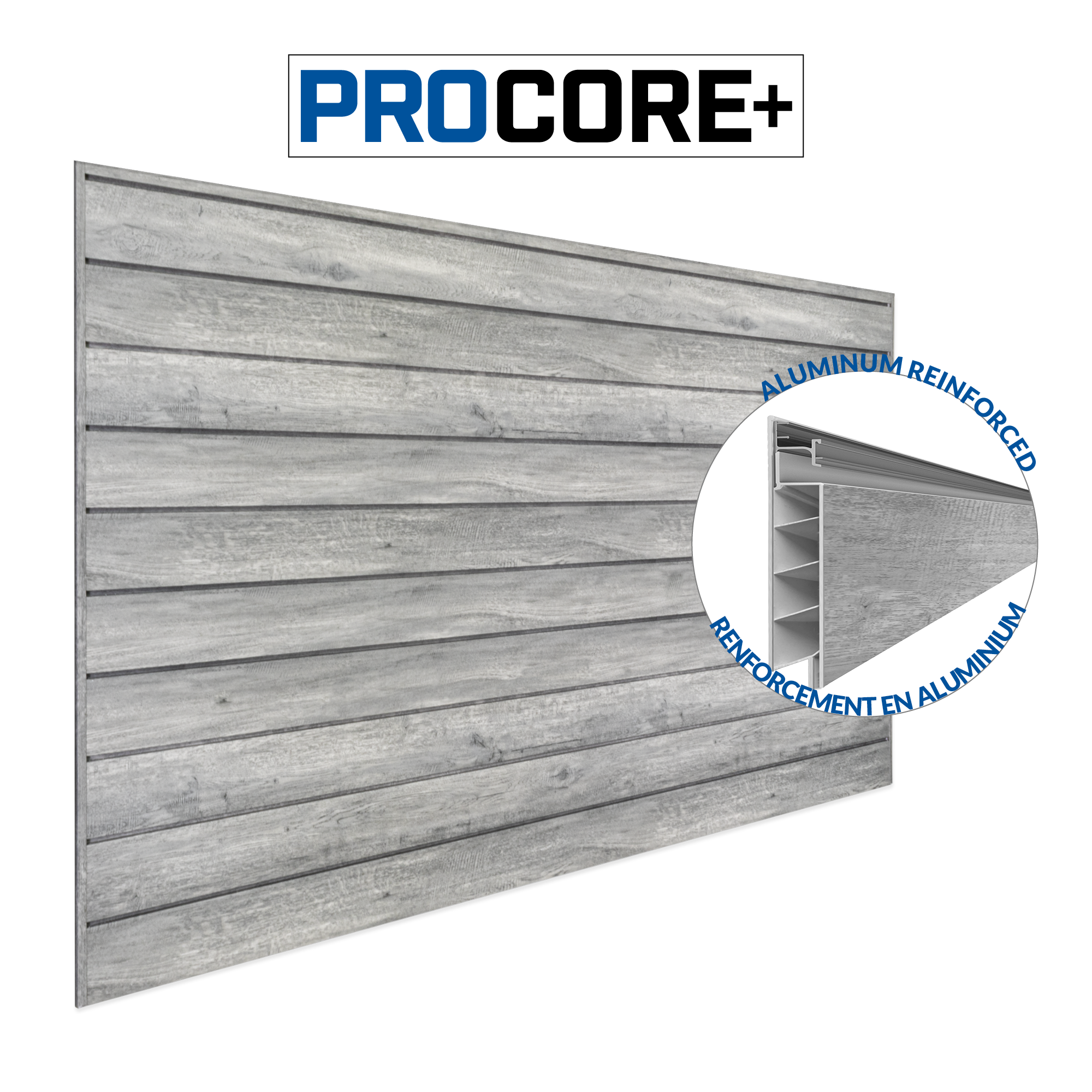 PROCORE PLUS Panneaux en PVC de 8 pi x 4 pi