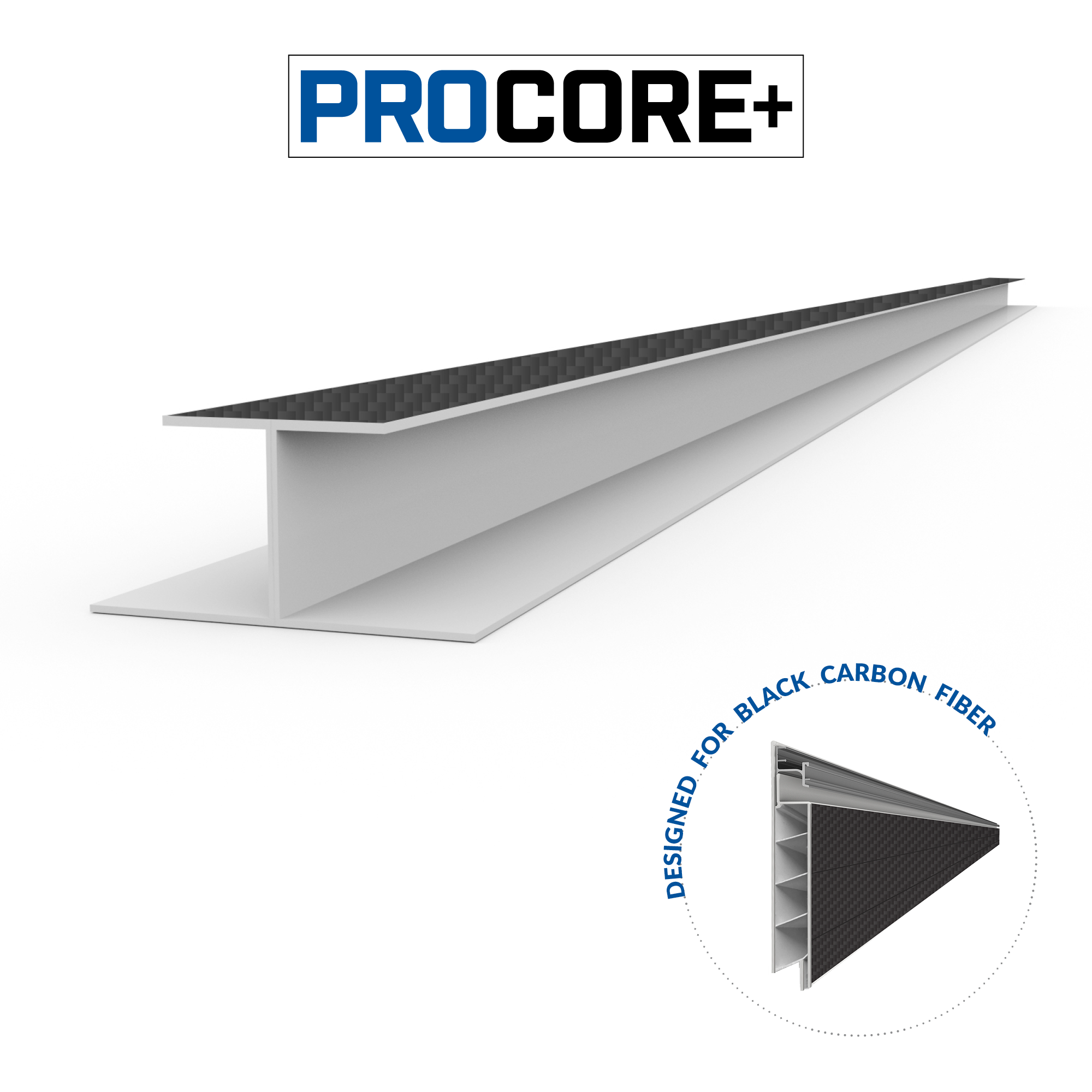 PROCORE Moulure en H de 49 po