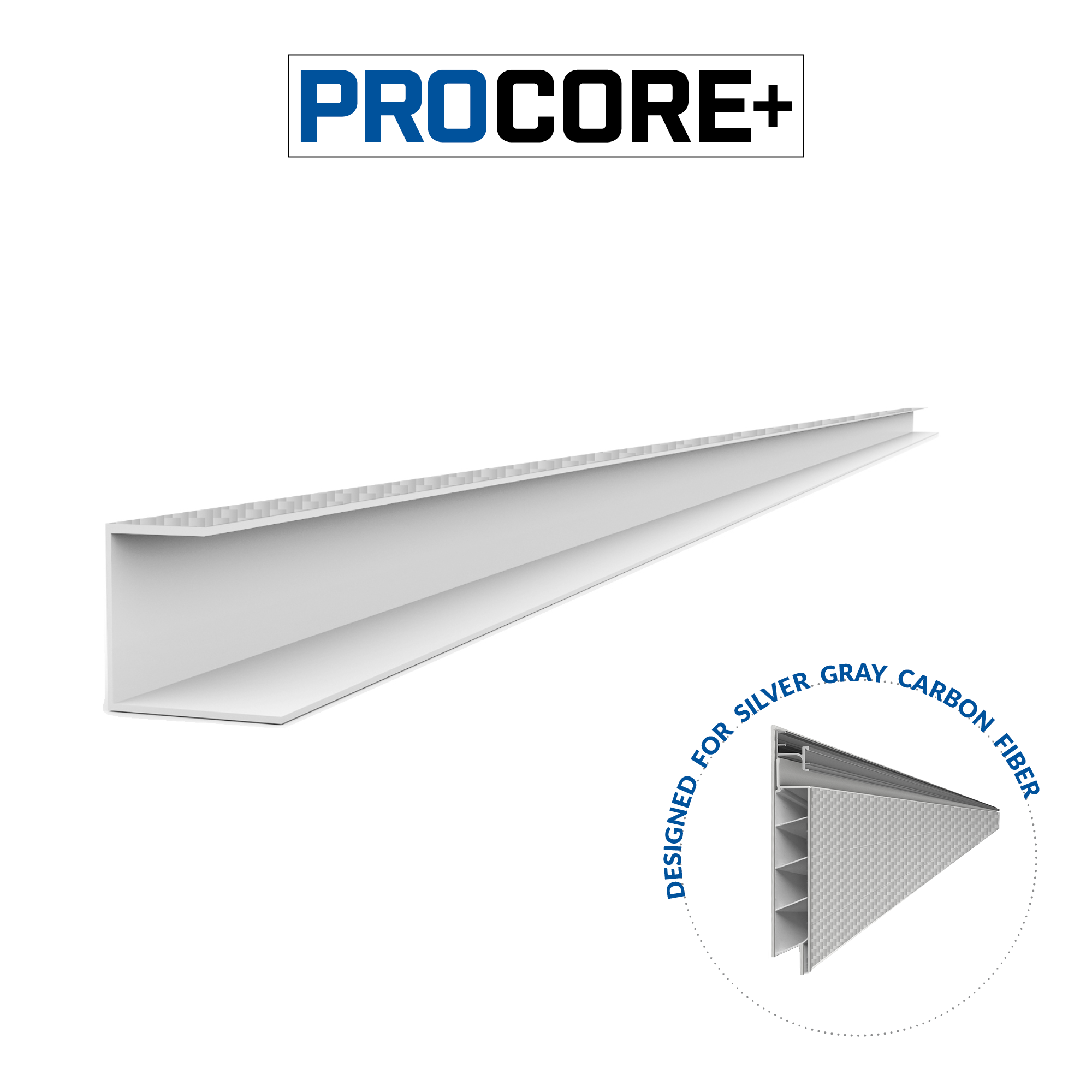 PROCORE Moulure en J de 49 po