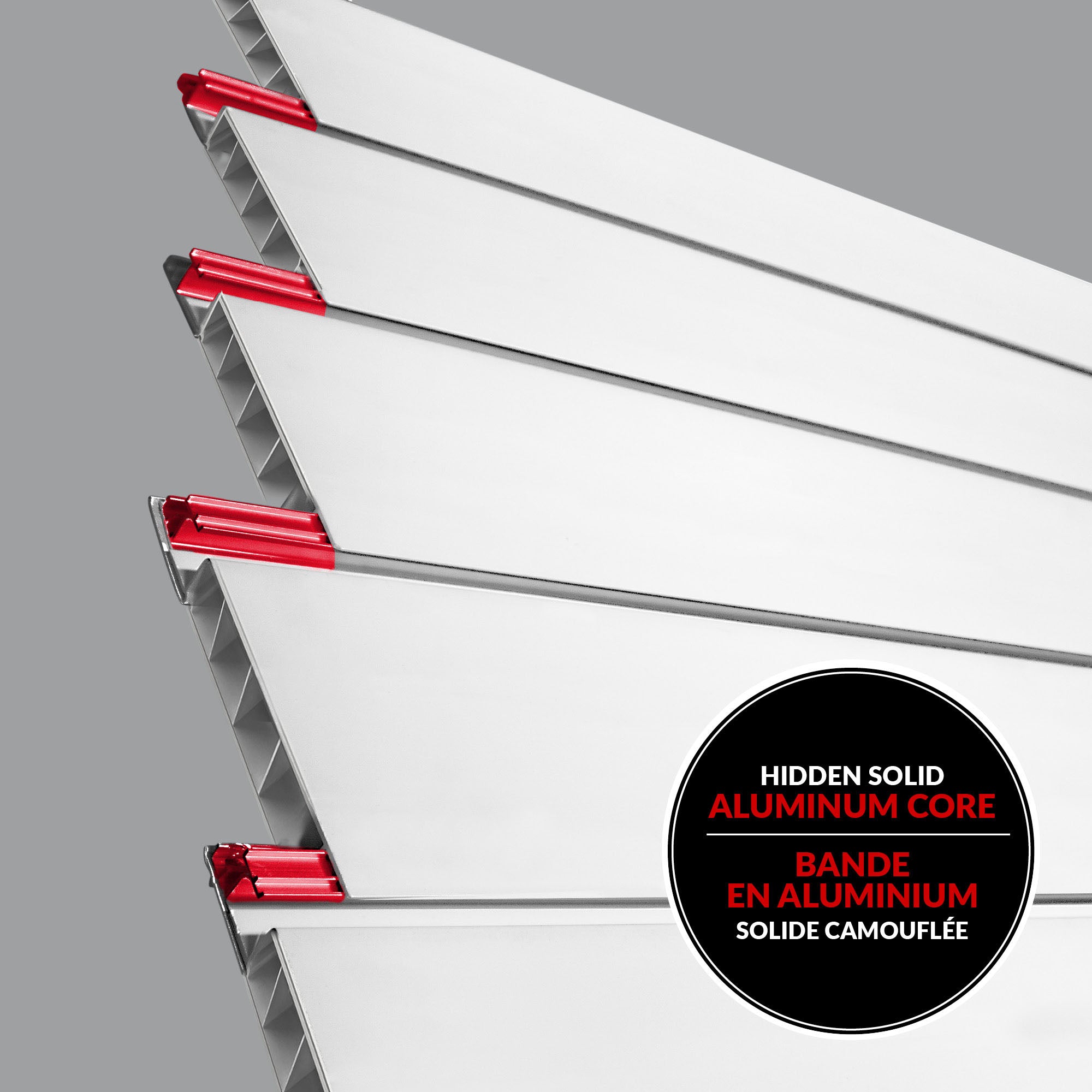 PROCORE – Panneaux en PVC de 4 pi x 8 pi – Ensemble de 4 – 128 pieds carrés