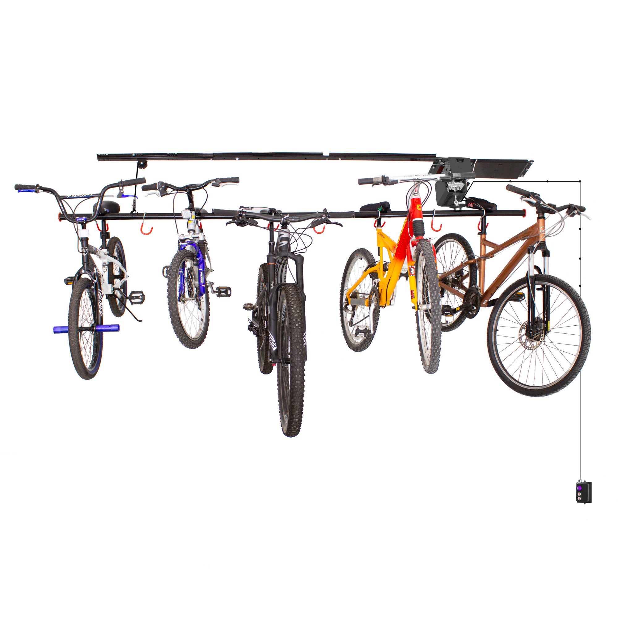 Garage Gator — Ensemble d'élévateur pour 6 à 8 vélos (220 lb)