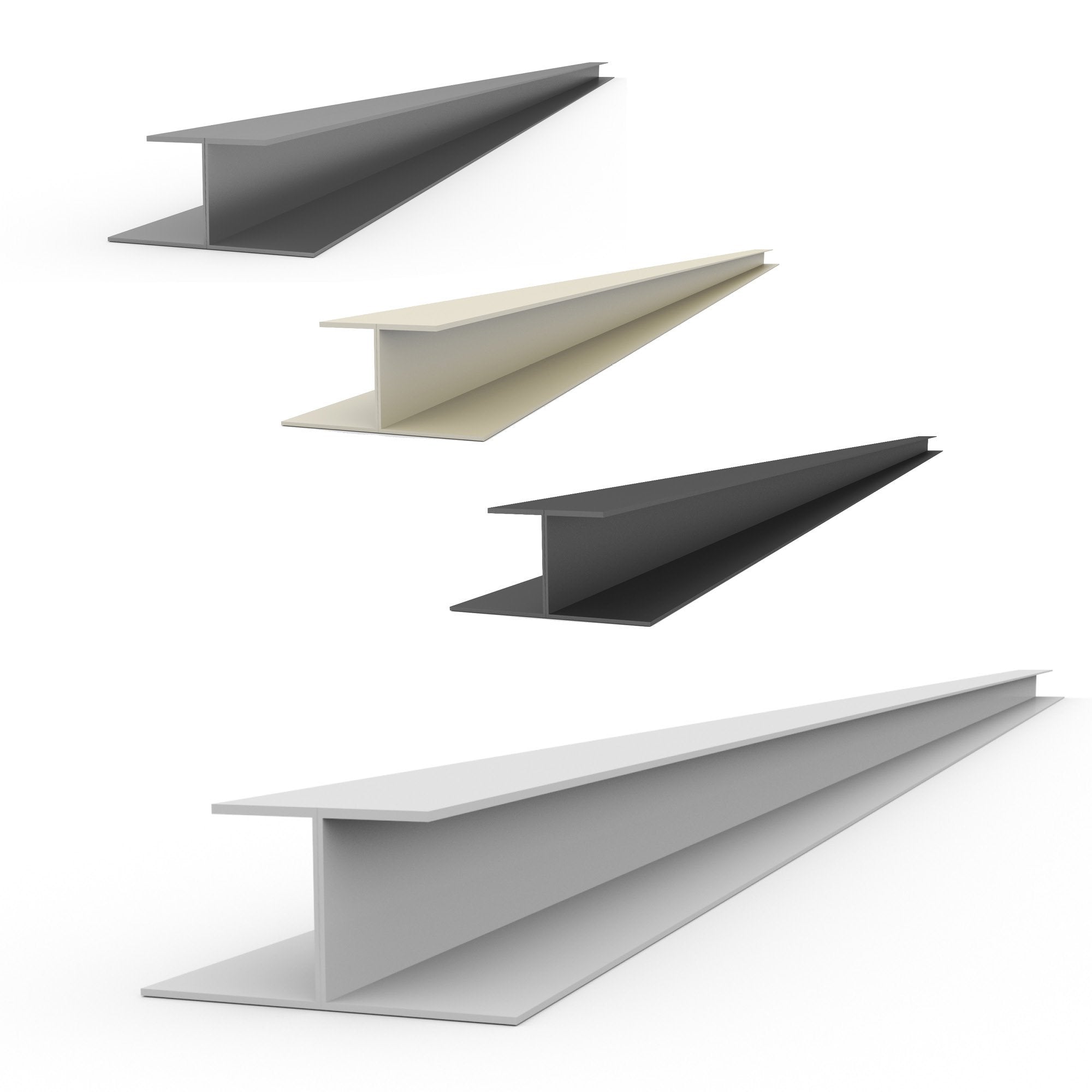 Moulure de PVC en H de 8 pi – Ensemble