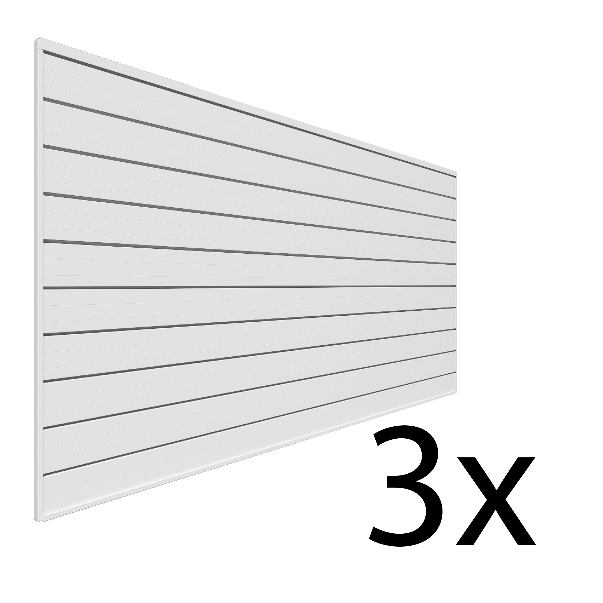 Panneaux de PVC 4 pi x 8 pi – Ensemble de 3 – 96 pieds carrés