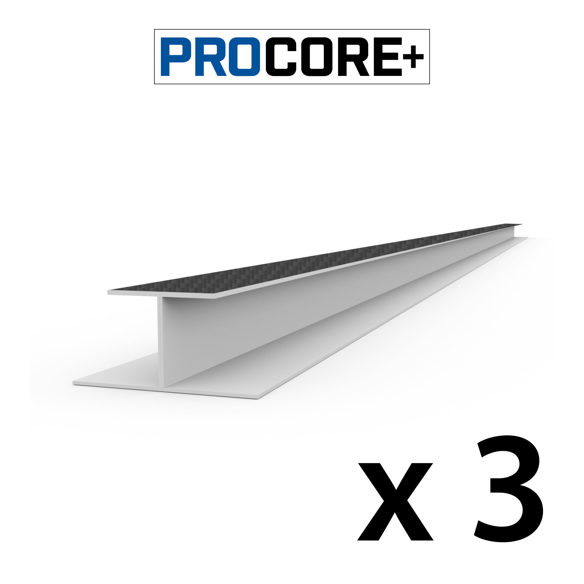 PROCORE PLUS Ensemble de moulures en H de 8 pi