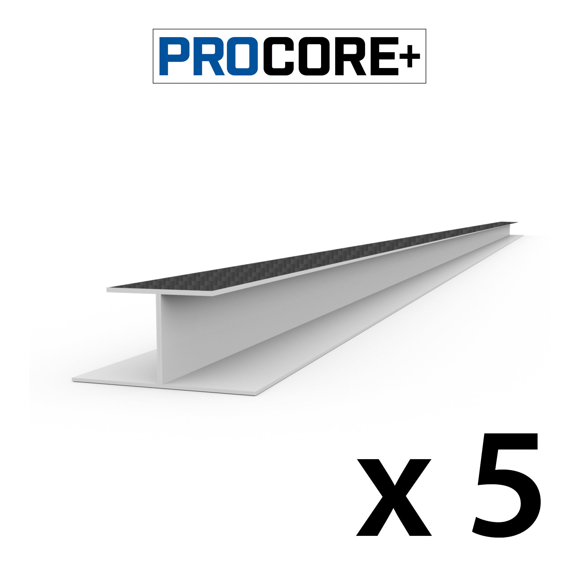 PROCORE PLUS Ensemble de moulures en H de 8 pi