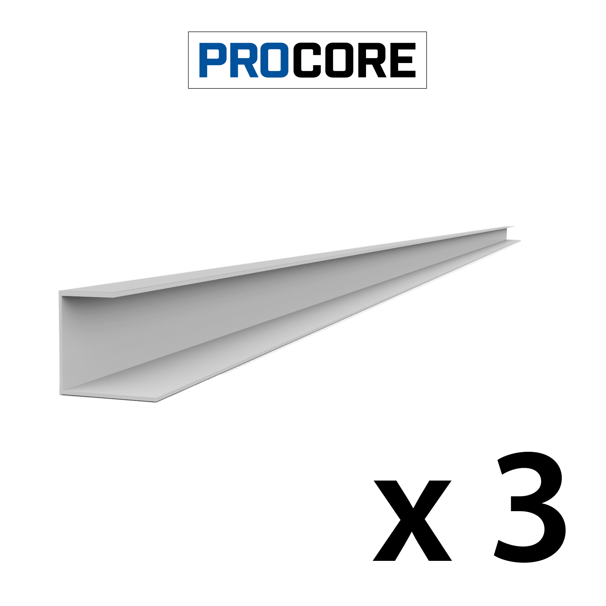 8 ft. PROCORE PVC Side Trim Pack