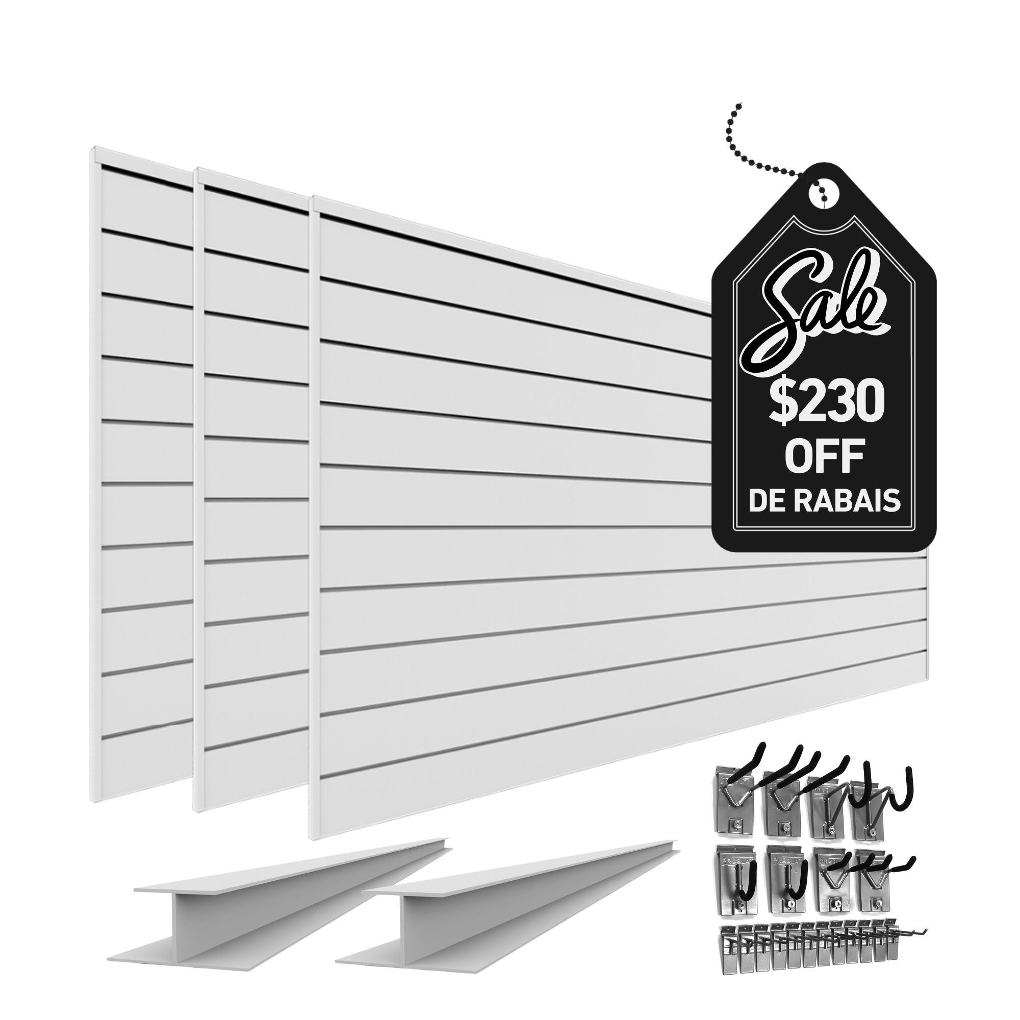 PVC Slatwall Standard Bundle