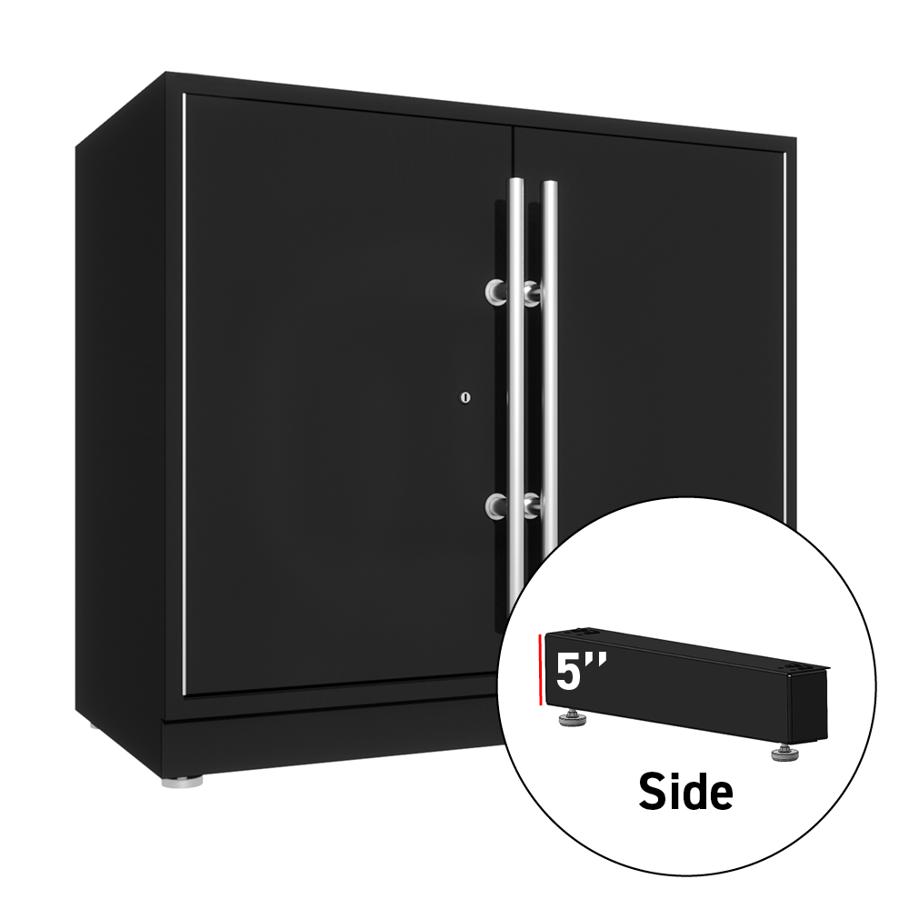 Fusion/LUX 5 in. Side Leg w/Kickplate for 40 in. Cabinet
