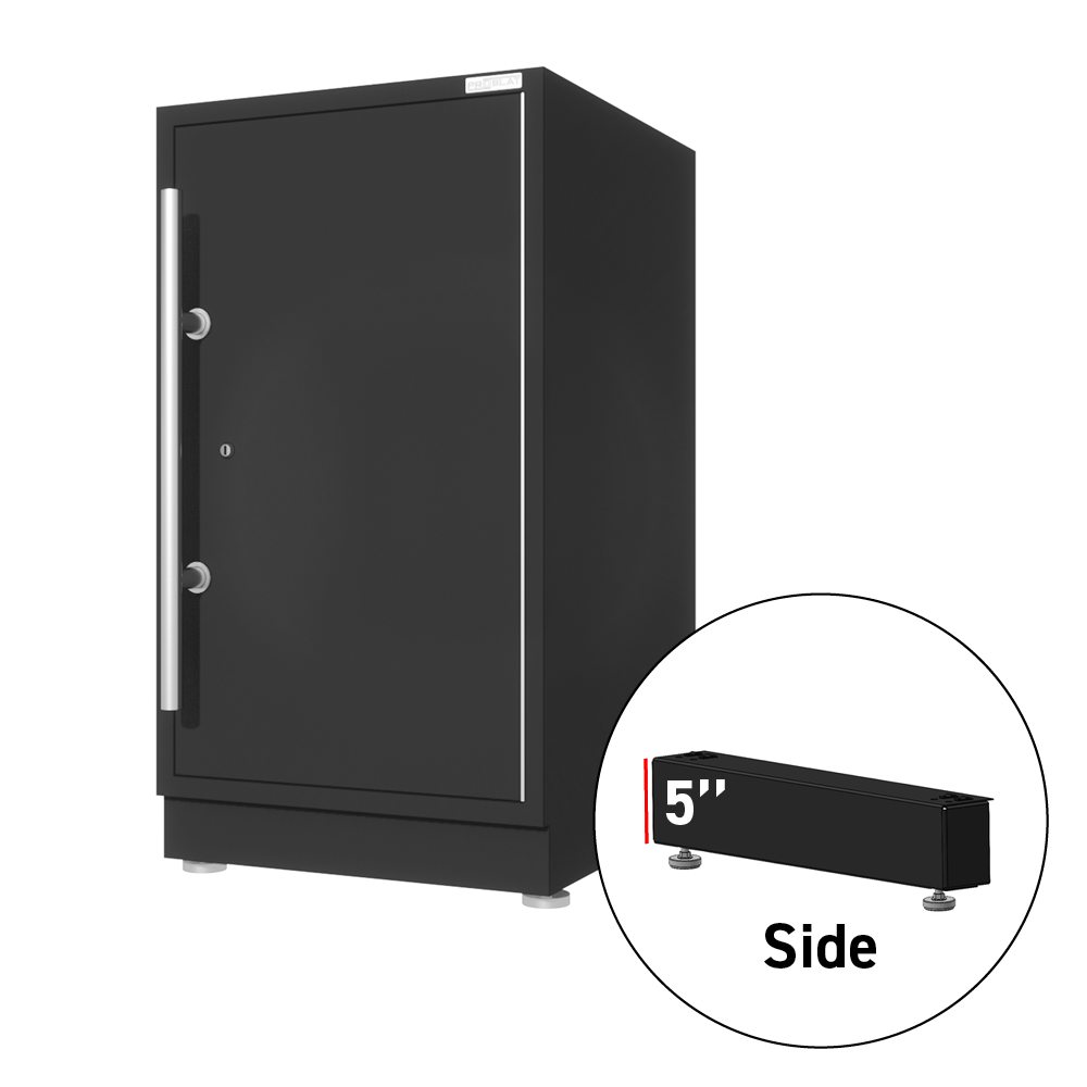 Fusion/LUX 5 in. Side Leg w/Kickplate for 20 in. Cabinet