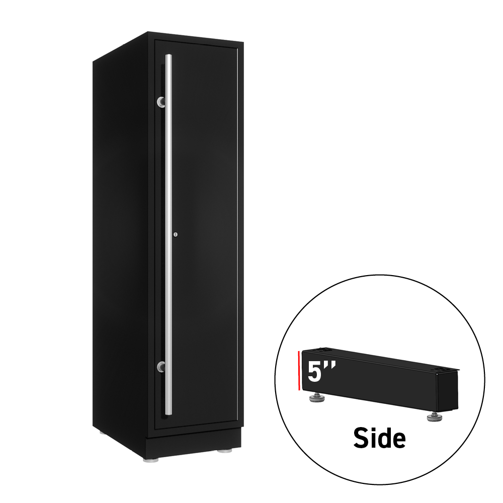 Fusion/LUX 5 in. Side Leg w/Kickplate for 15 in. Cabinet