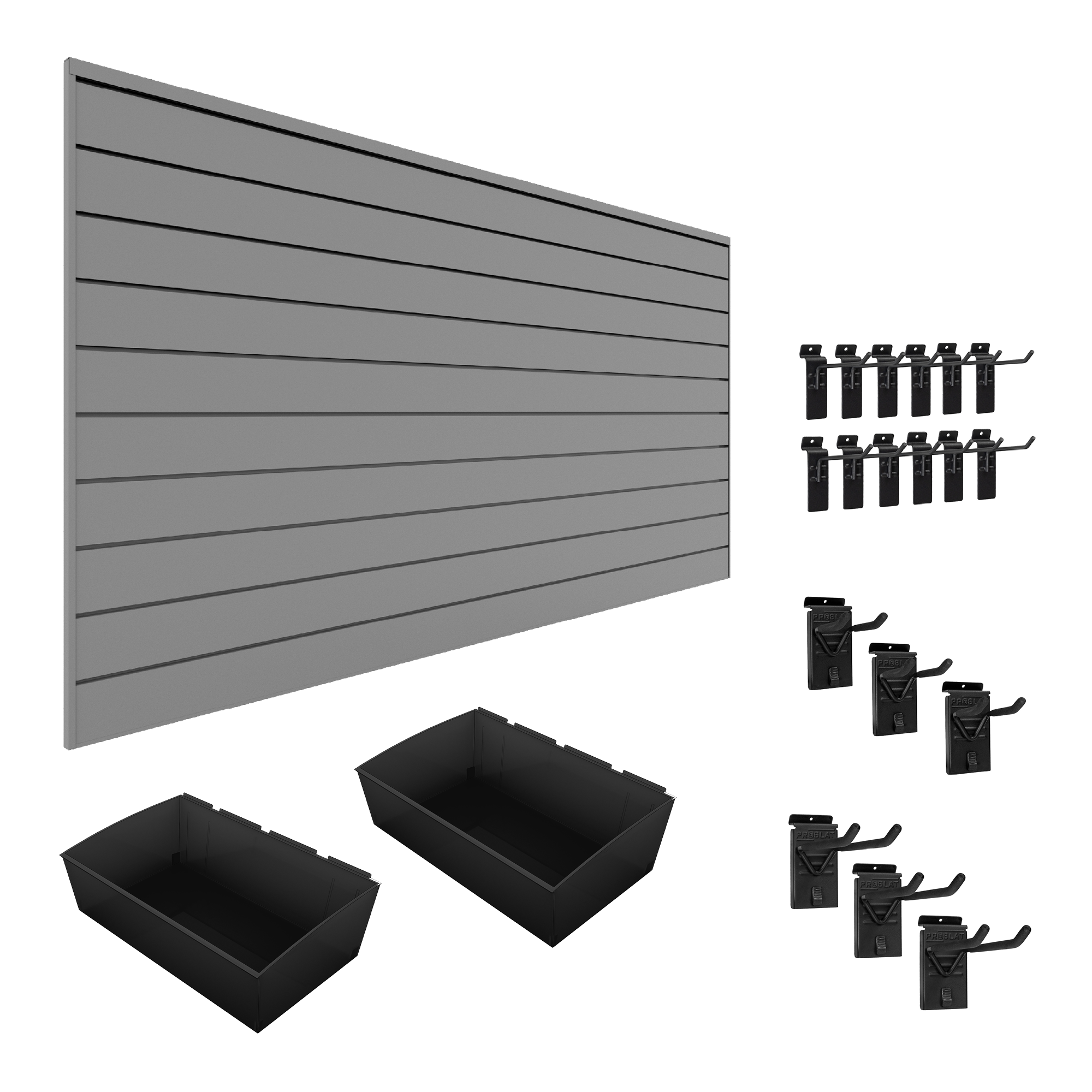 PVC Slatwall Organizer Bundle – STEALTH