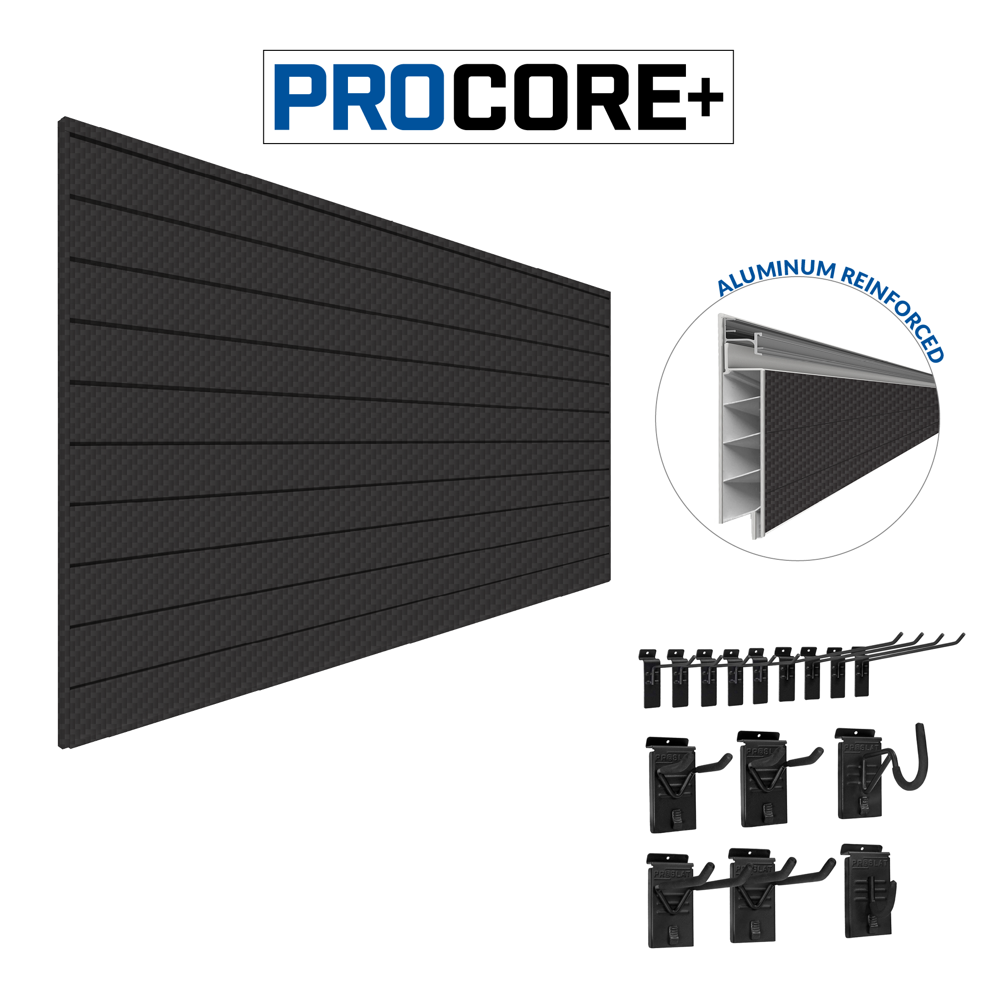 PROCORE PLUS Slatwall Basic Bundle – STEALTH
