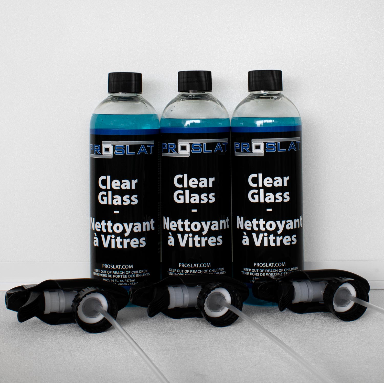 Clear Glass Cleaner - 3 Pack