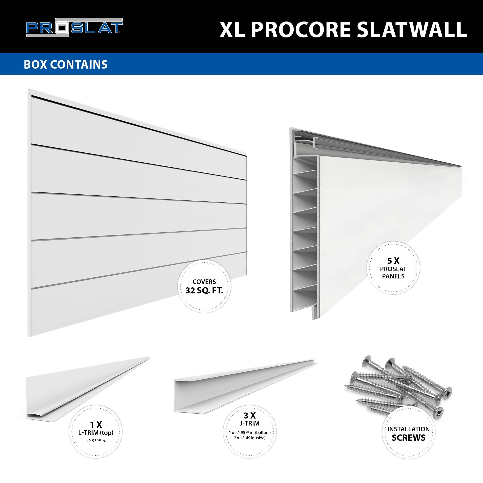 XL PROCORE Slatwall Gardener Bundle