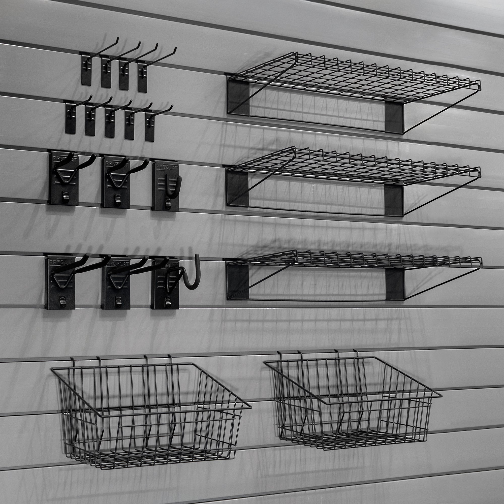 PVC Slatwall Ultimate Bundle – STEALTH