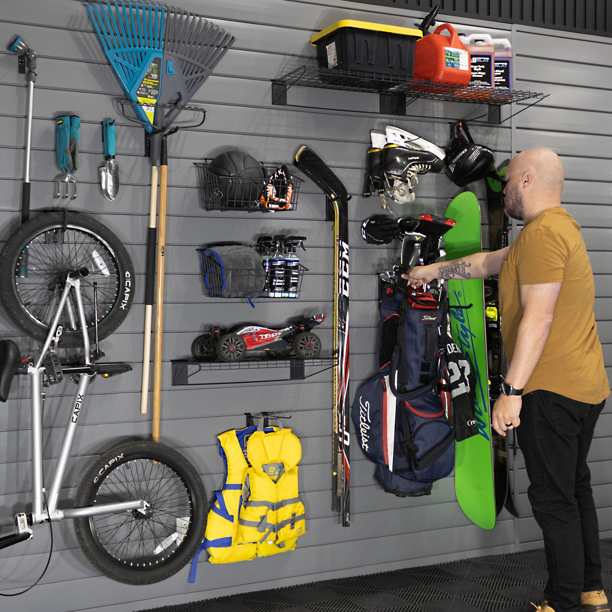 PVC Slatwall Ultimate Bundle – STEALTH