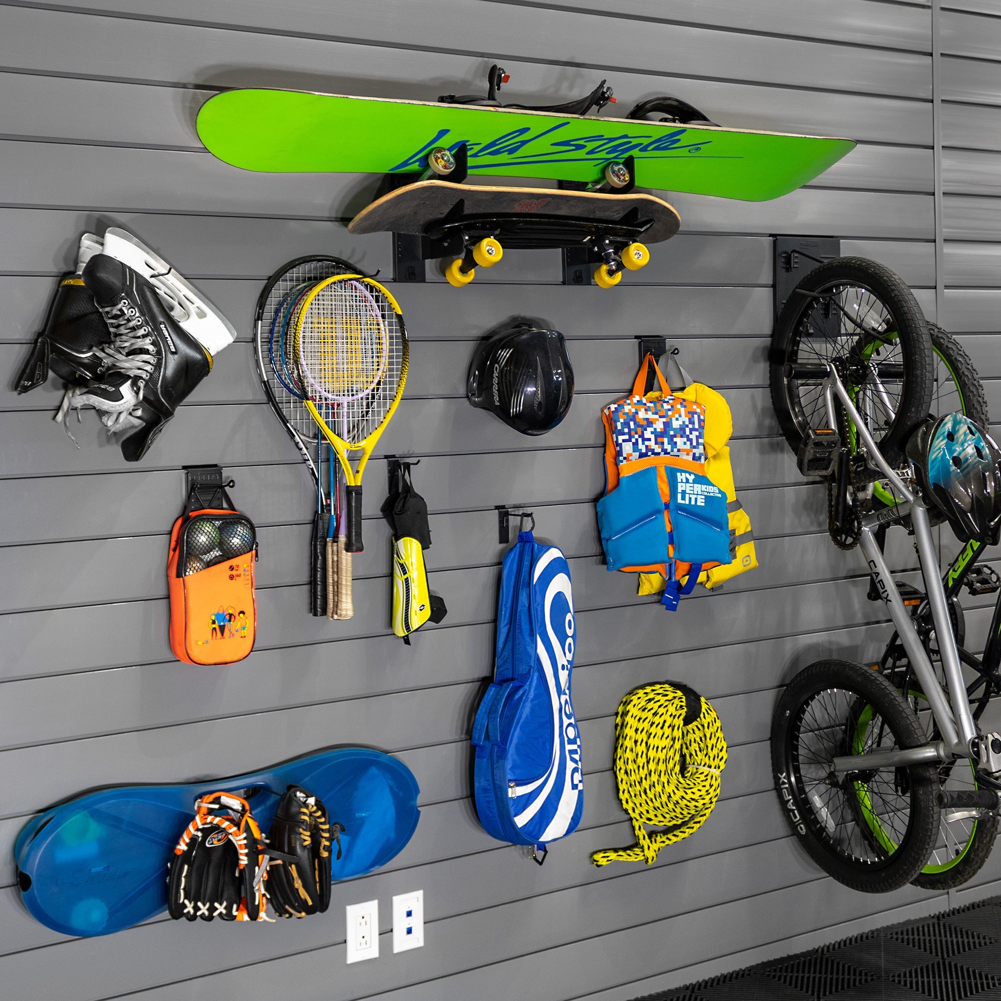 PVC Slatwall Sports Bundle – STEALTH