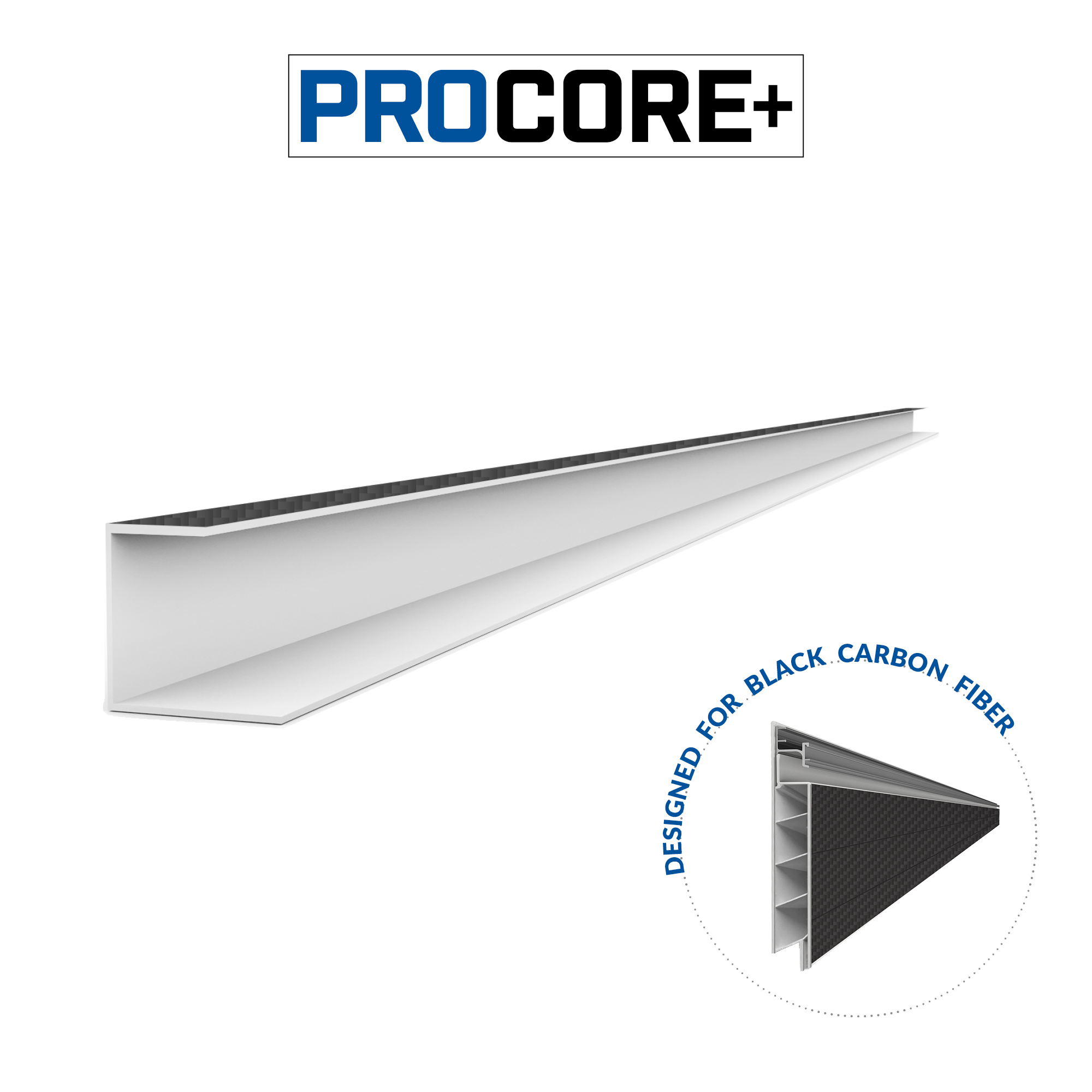 PROCORE Moulure en J de 49 po