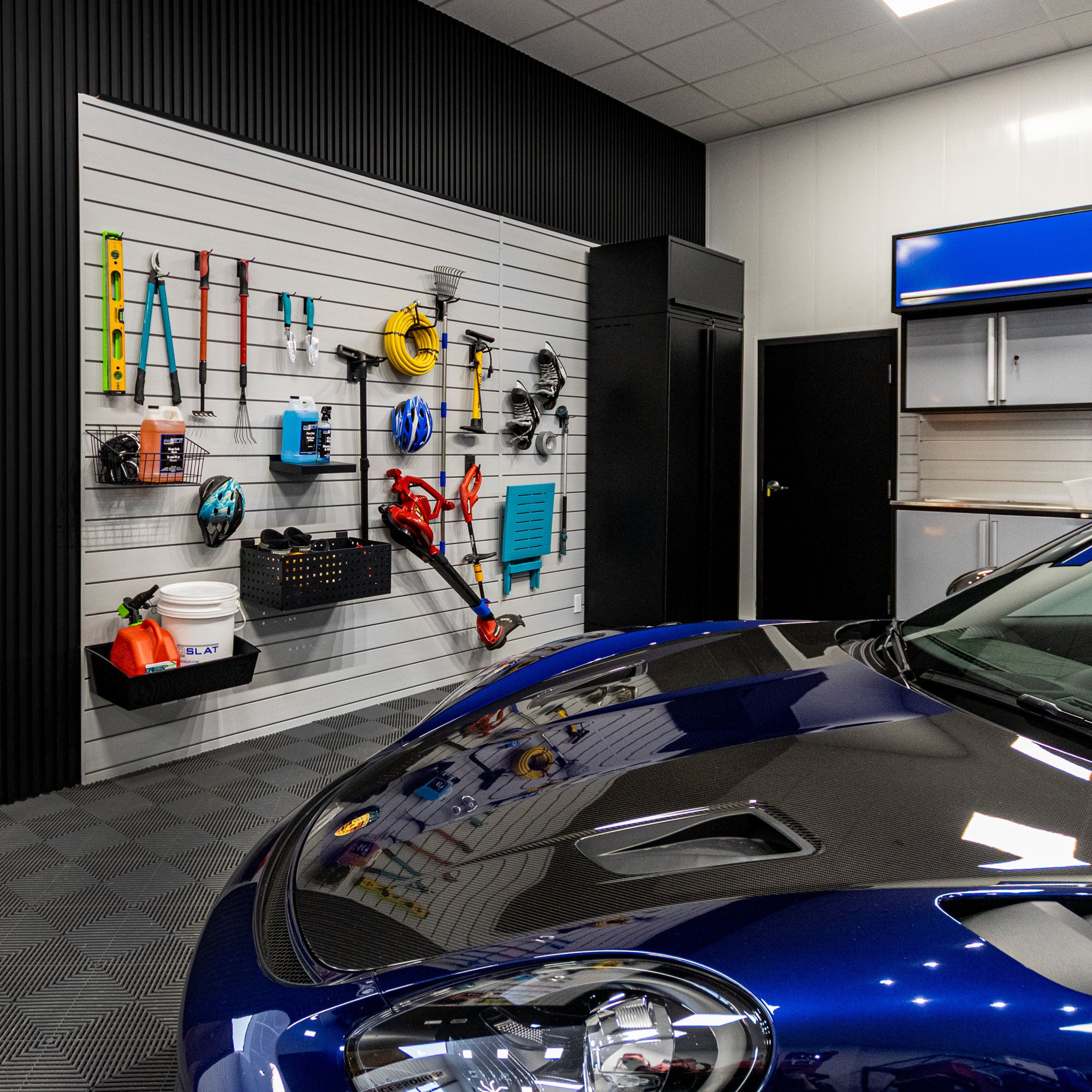 4 ft.  x 8 ft. PROCORE PLUS PVC Slatwall – 4 Pack 128 sq ft