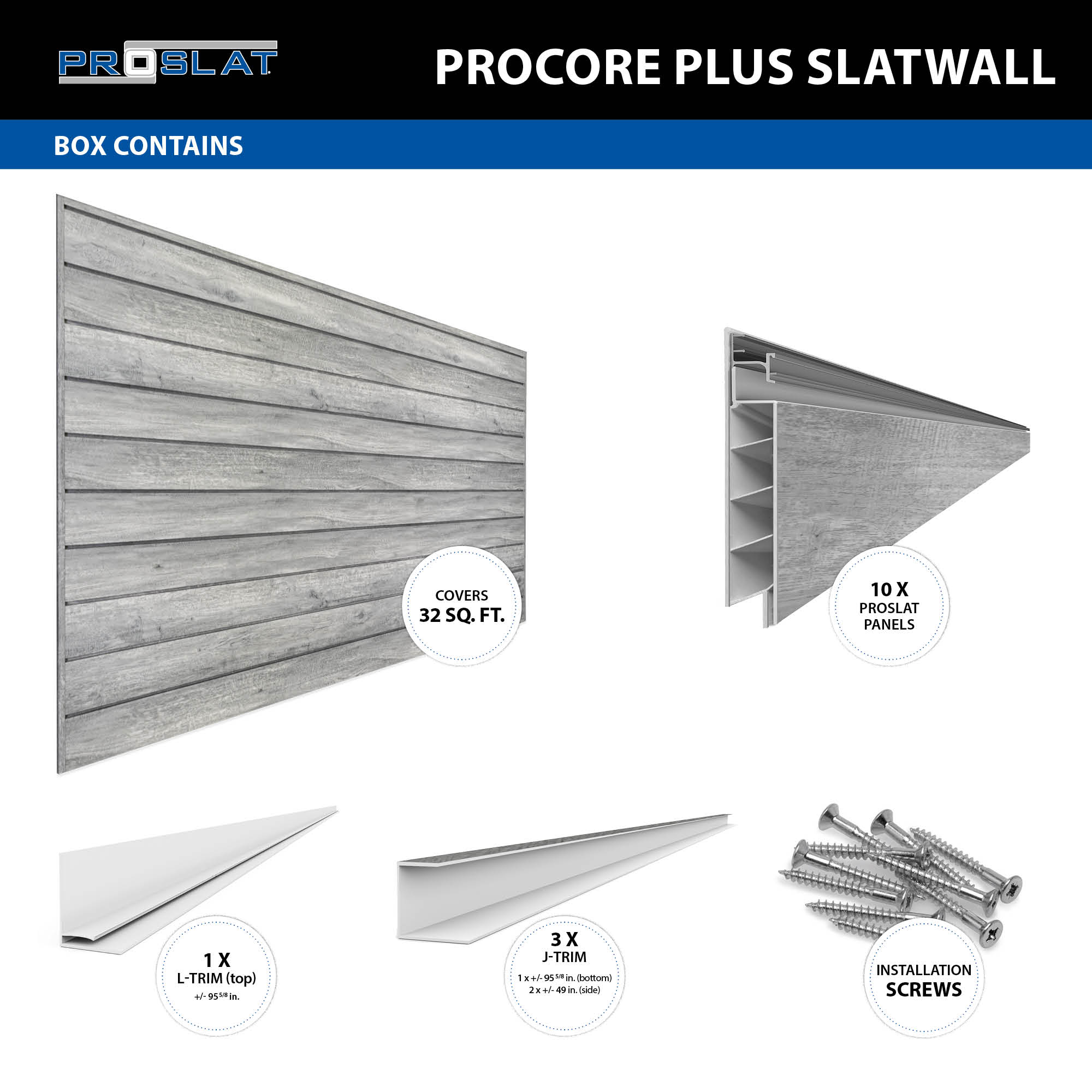 PROCORE PLUS Slatwall Mini Bundle