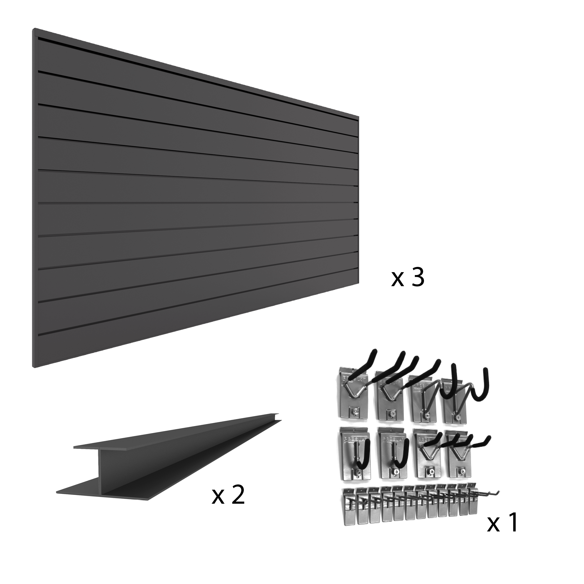 PVC Slatwall Standard Bundle