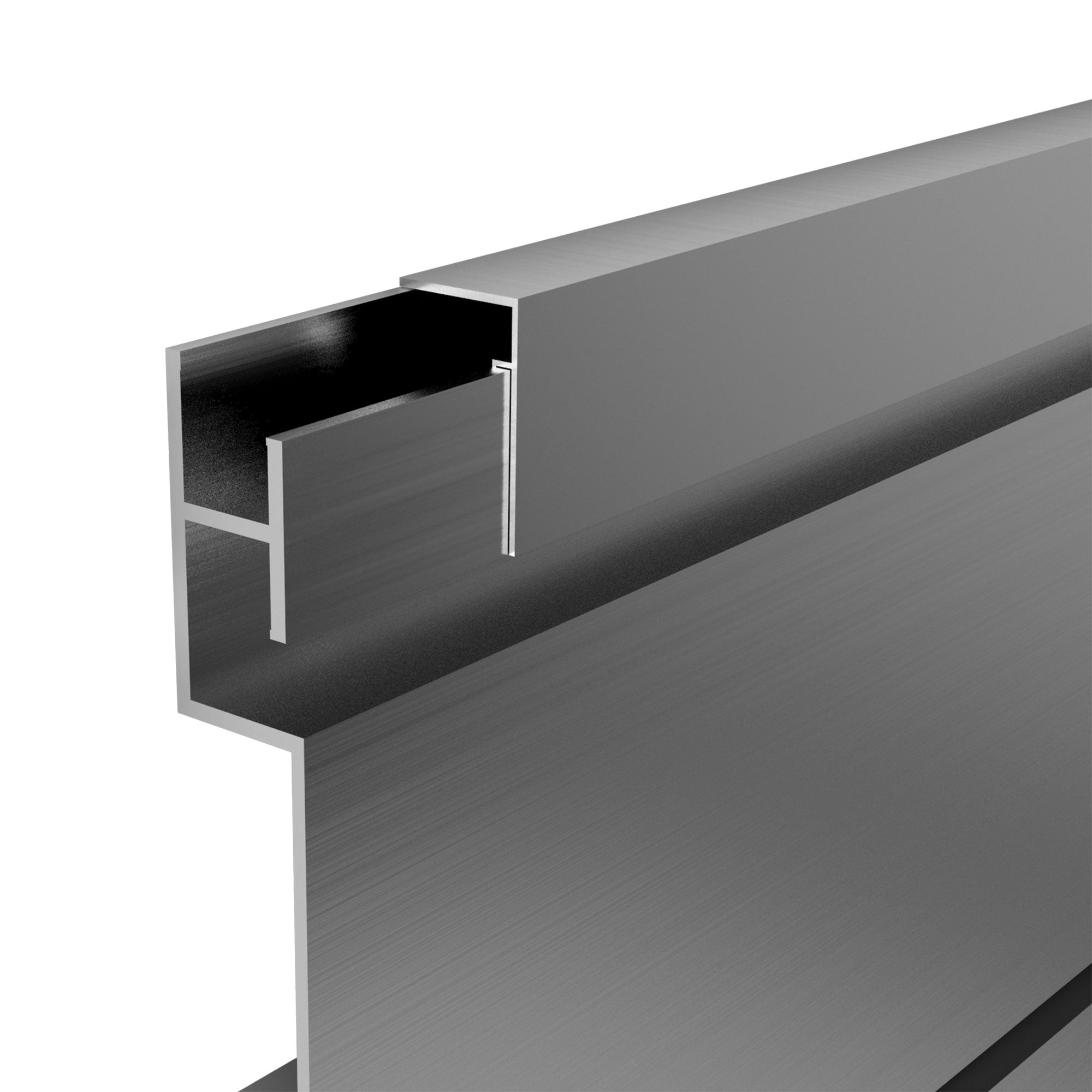 Moulure en L de 48 po en aluminium