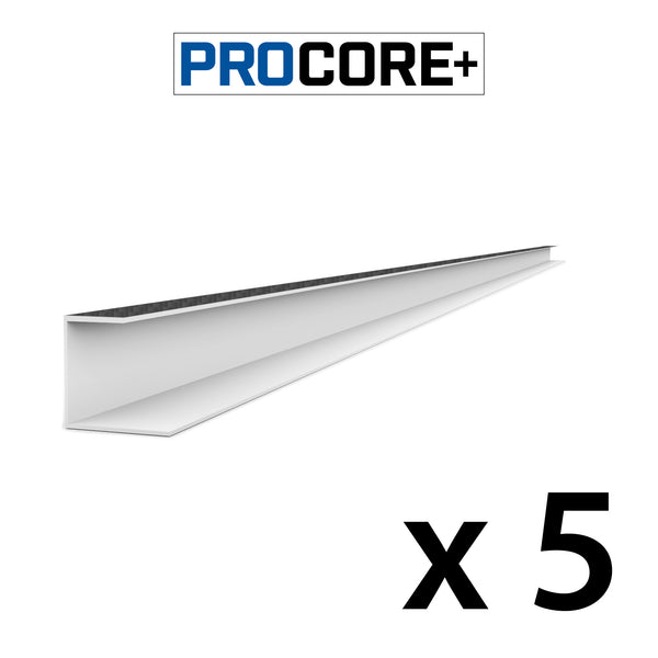 8 ft. PROCORE+ Black carbon fiber PVC Side Trim Pack