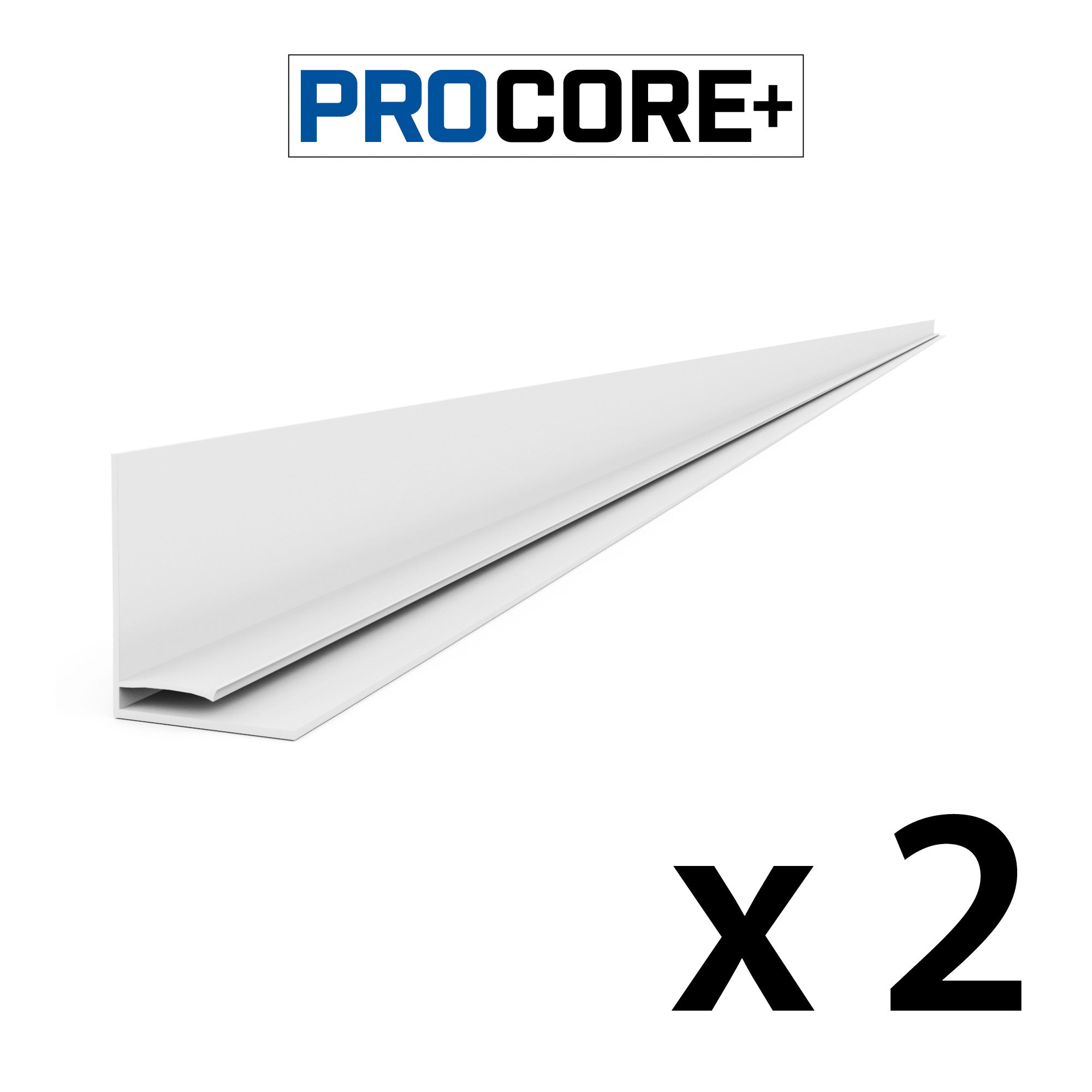 8 ft. PROCORE+ Silver gray carbon fiber PVC Top Trim Pack